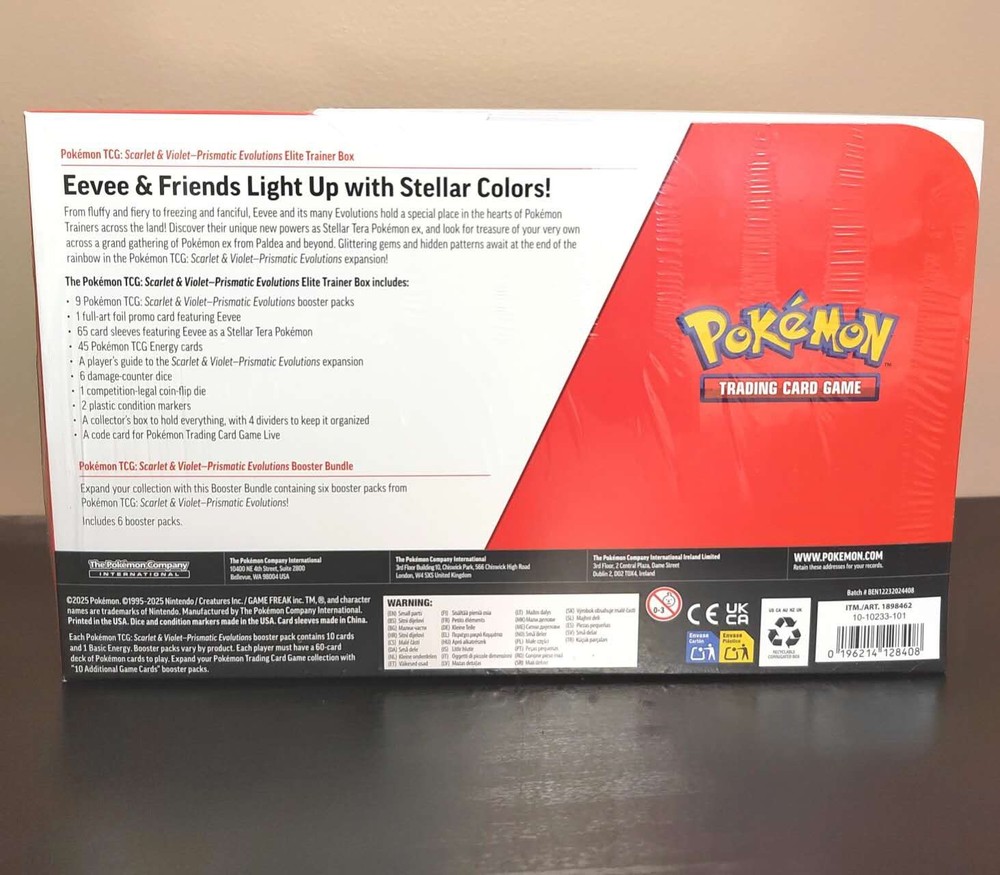 Pokemon Prismatic Evolutions Elite Trainer Box & Booster Bundle - Costco 2 Pack