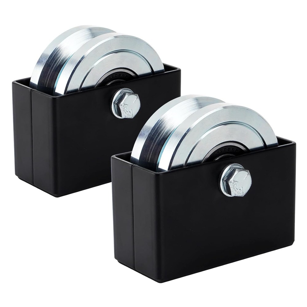 4" V Groove Gate Wheel with Weld on Box, Solid Sliding Gate Wheels, Load Capa...