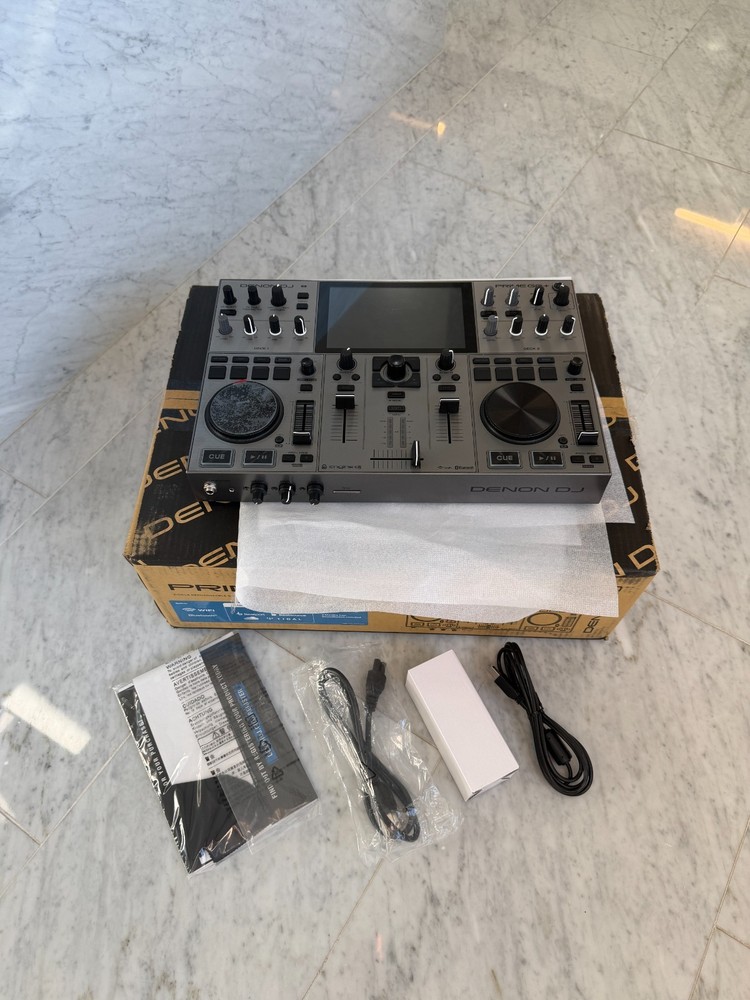 Denon DJ PRIME GO+ Portable Battery Powered Standalone 2 Deck DJ Controller