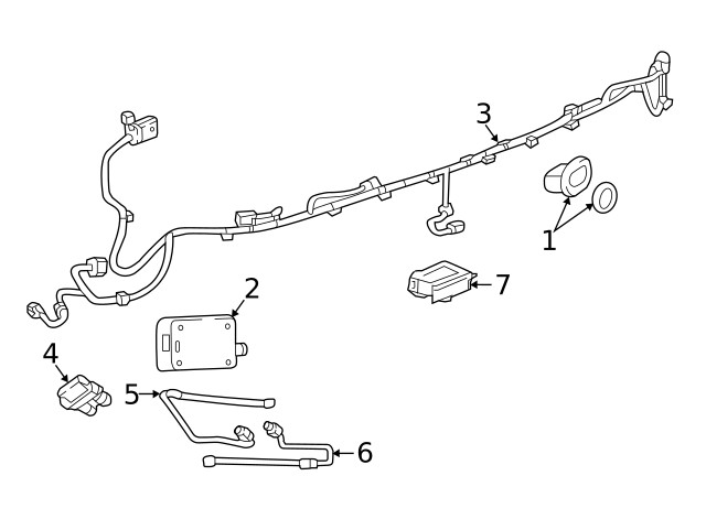 Genuine GM Harness 86797660