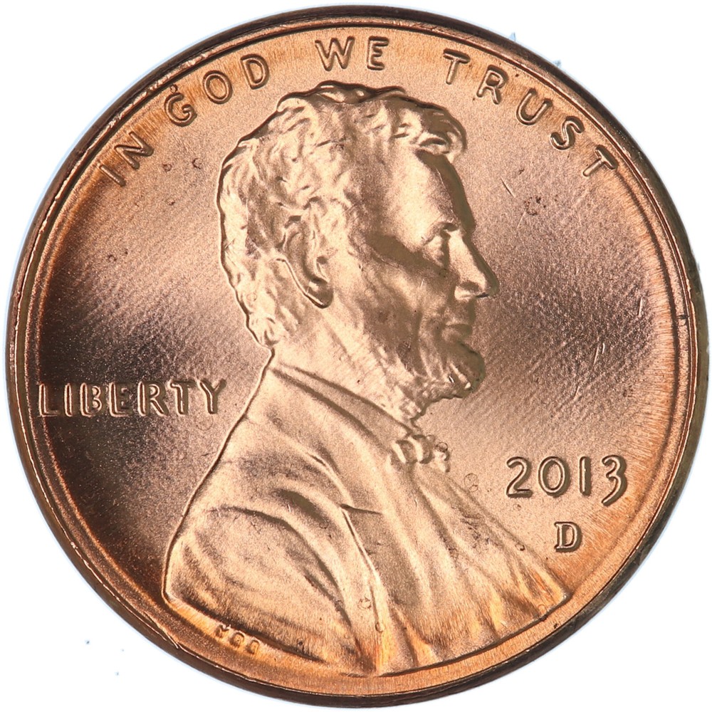 2013 D Lincoln Shield Cent BU Penny US Coin
