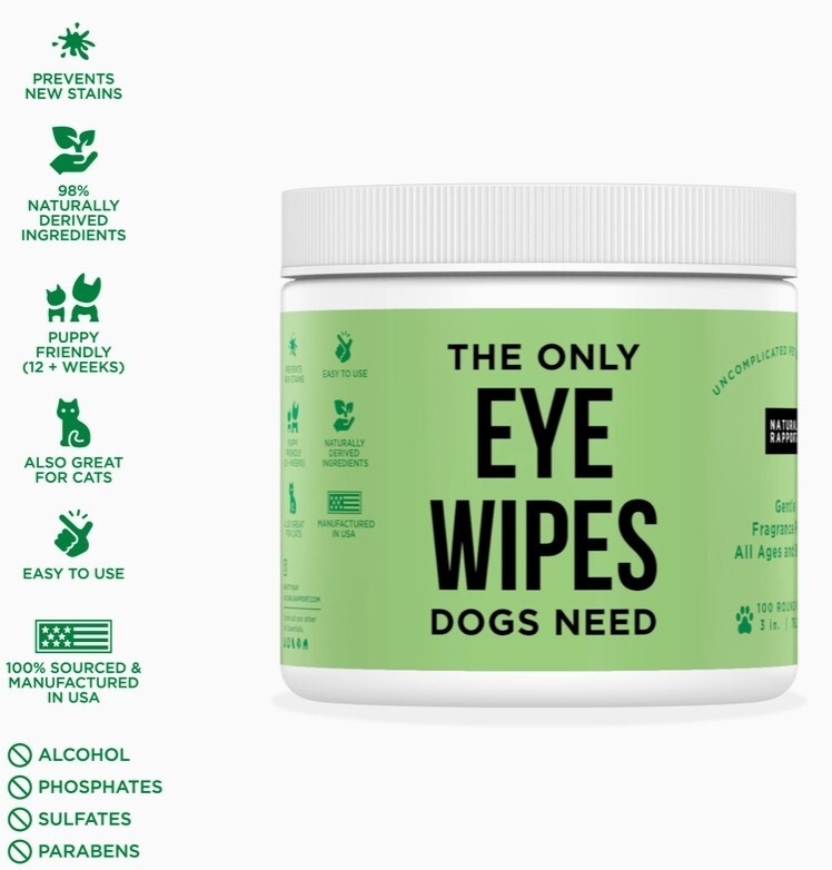 The Only Eye Wipes Dogs Need
