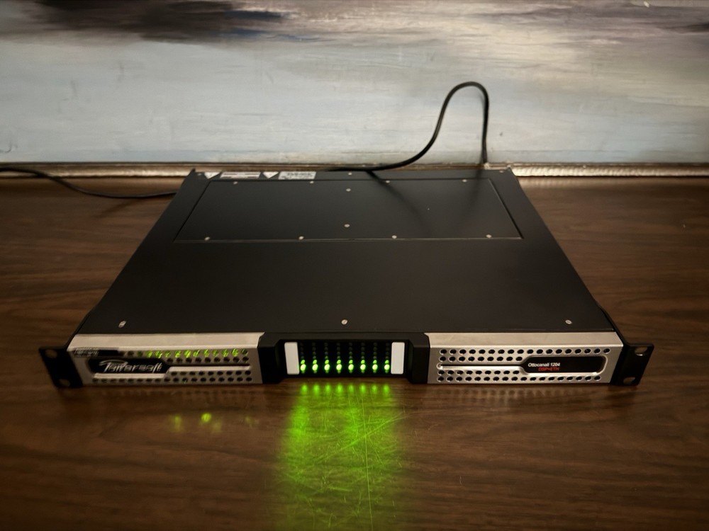 Powersoft Quattrocanali 1204 DSP+ETH Power Amplifier Working Great