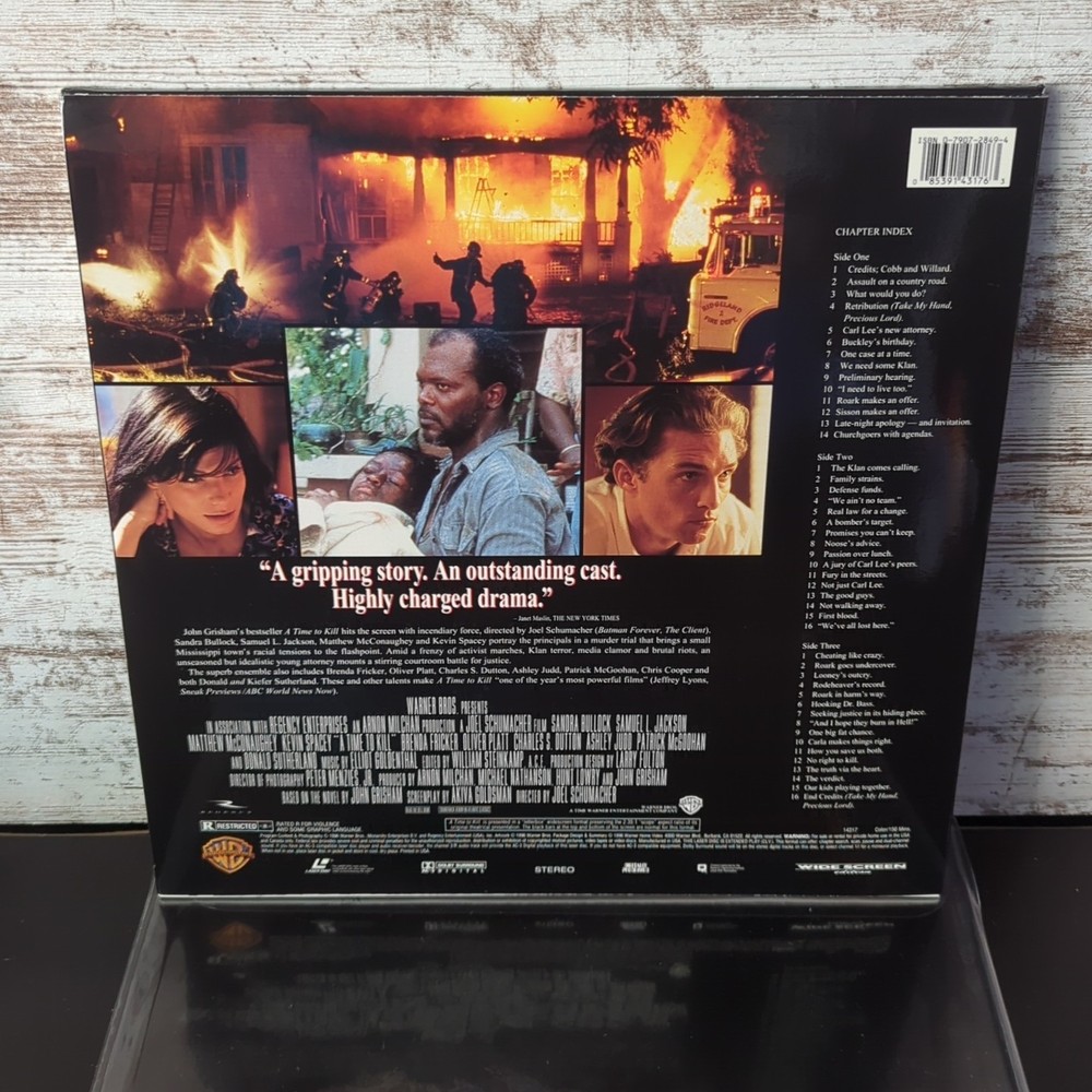 A Time to Kill (1996, Laserdisc, 14317) Widescreen