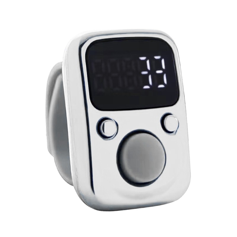 Rechargeable Digital LED Electronic Hand Tally Timer Counter Clicker