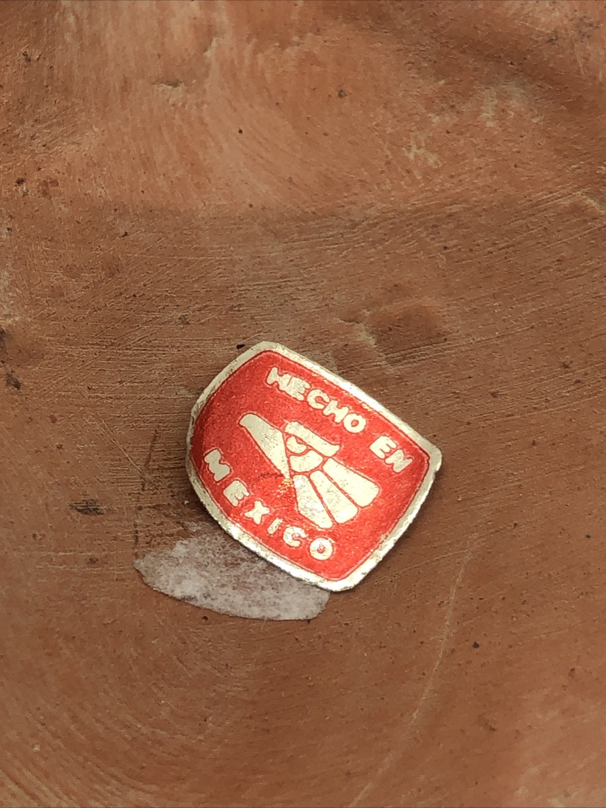 Aztec Mayan Warrior Clay Terra Cotta Mask Made In Mexico Small Wall Hanging