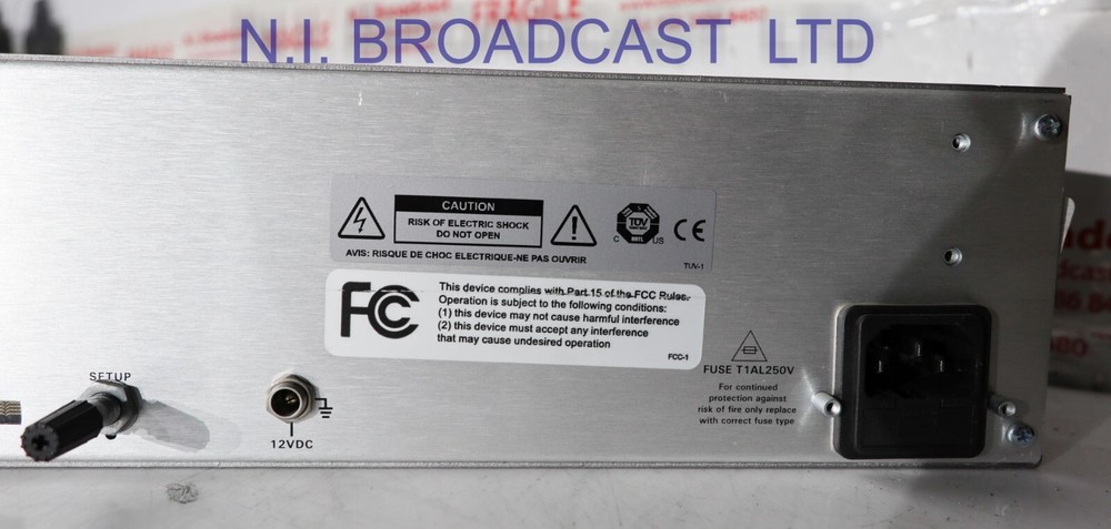 1x Evertz cp2032e ethernet IP router matrix panel