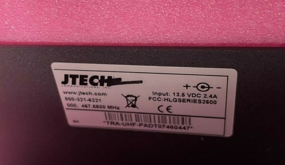 JTech Communications TRA-UHF-PADT Premises Pager System Transceiver