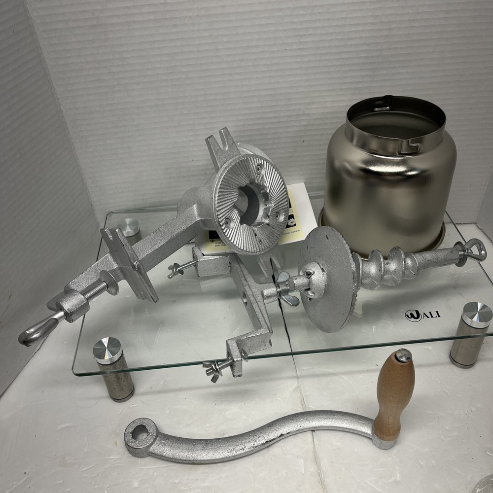 Meat Grinder Silver Metal