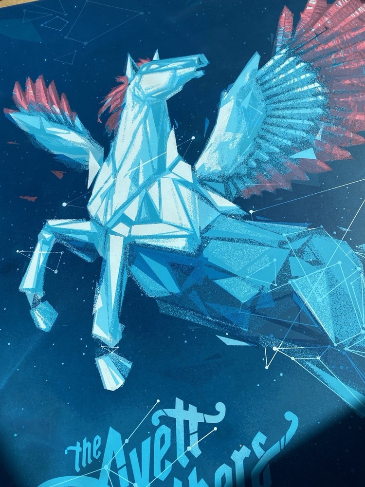 OFFICIAL The Avett Brothers POSTER Boise ID April 3rd 2025 AP S/N #/40 AUTHENTIC