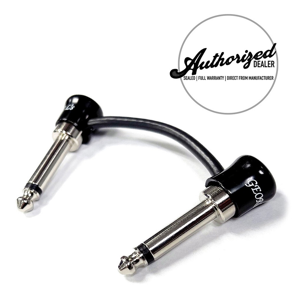 George L's .155 Right Angle Pedalboard Patch Cable | 2 Inch