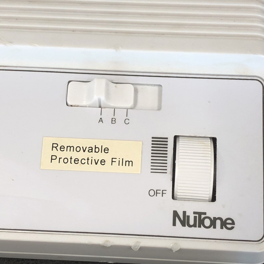 x2 - NUTONE 3 Channel FM Wireless Intercom White Tested/Working Set Replacement