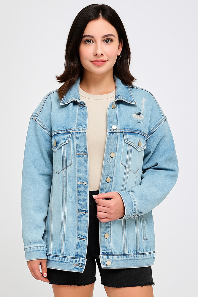 Lady Oversized Denim Jacket