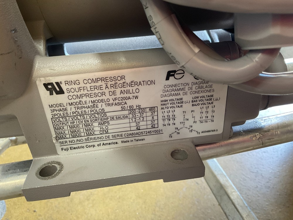 FUJI ELECTRIC CORP. RING COMPRESSOR VFC200A-7W