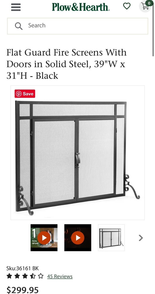 fireplace screen