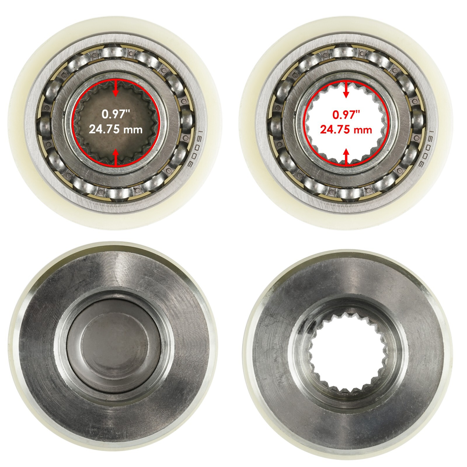 Front Differential Output Hub Assembly for Polaris 3236683 3235169 2203727