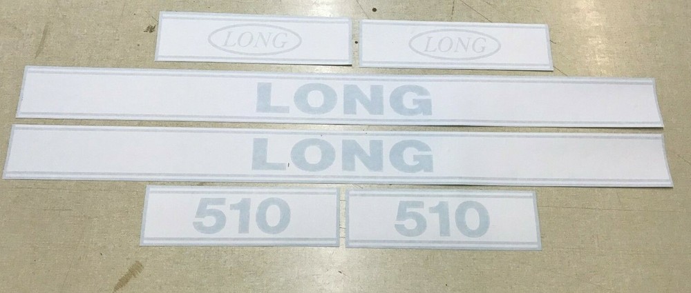Long 510 Hood Decals