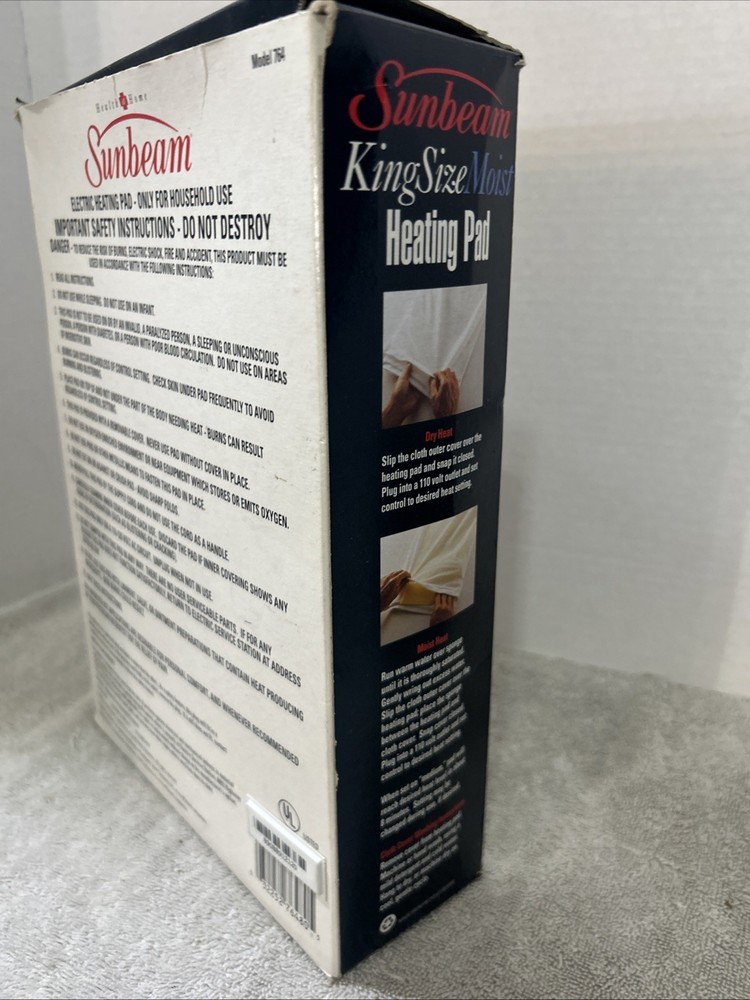 Sunbeam Heating Pad King Size