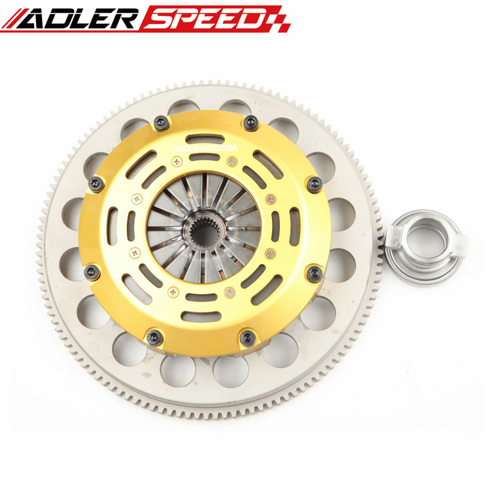 Racing Clutch Twin Disc Kit +Flywheel For Nissan Skyline RB20DET RB25DET 5 SPEED