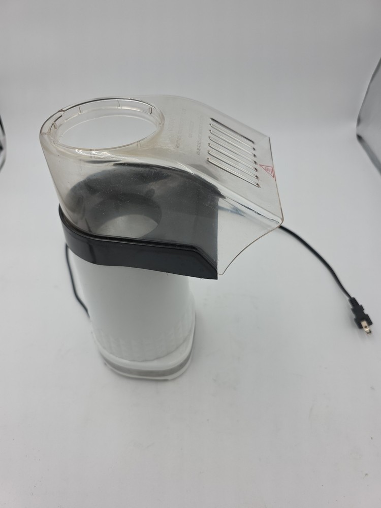 Hot Air Popcorn MakerWhite Black