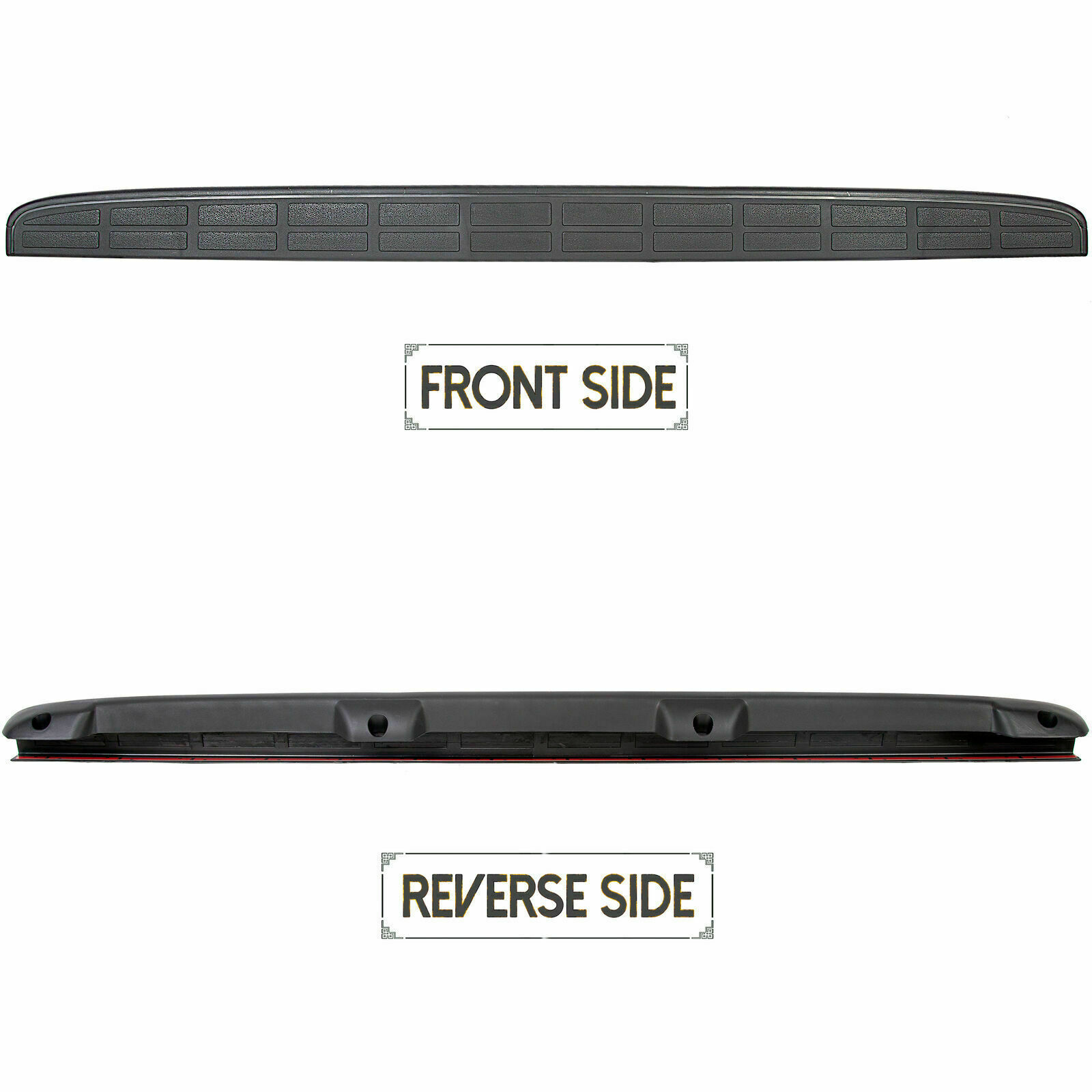 Tailgate Spoiler Cap Molding Top Protector for 99-07 Chevy Silverado GMC Sierra