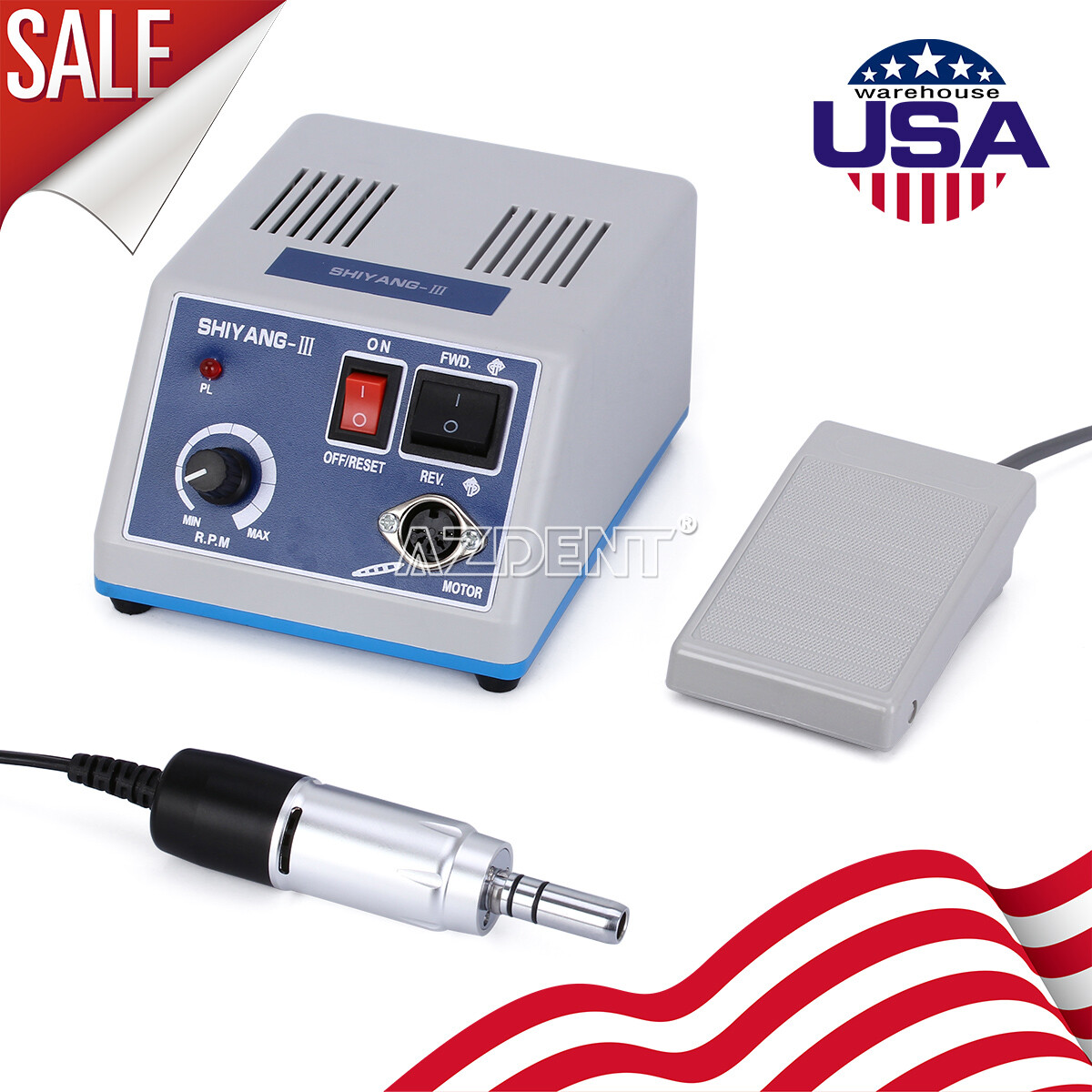 Dental Lab Marathon Electric Micromotor Contra Angle/Straight Handpiece Polisher