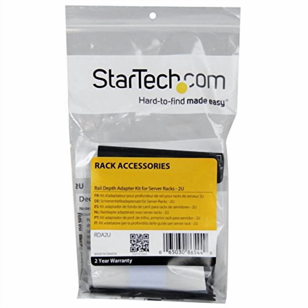 StarTech Rail Depth Adapter Kit for Server Racks - 2U