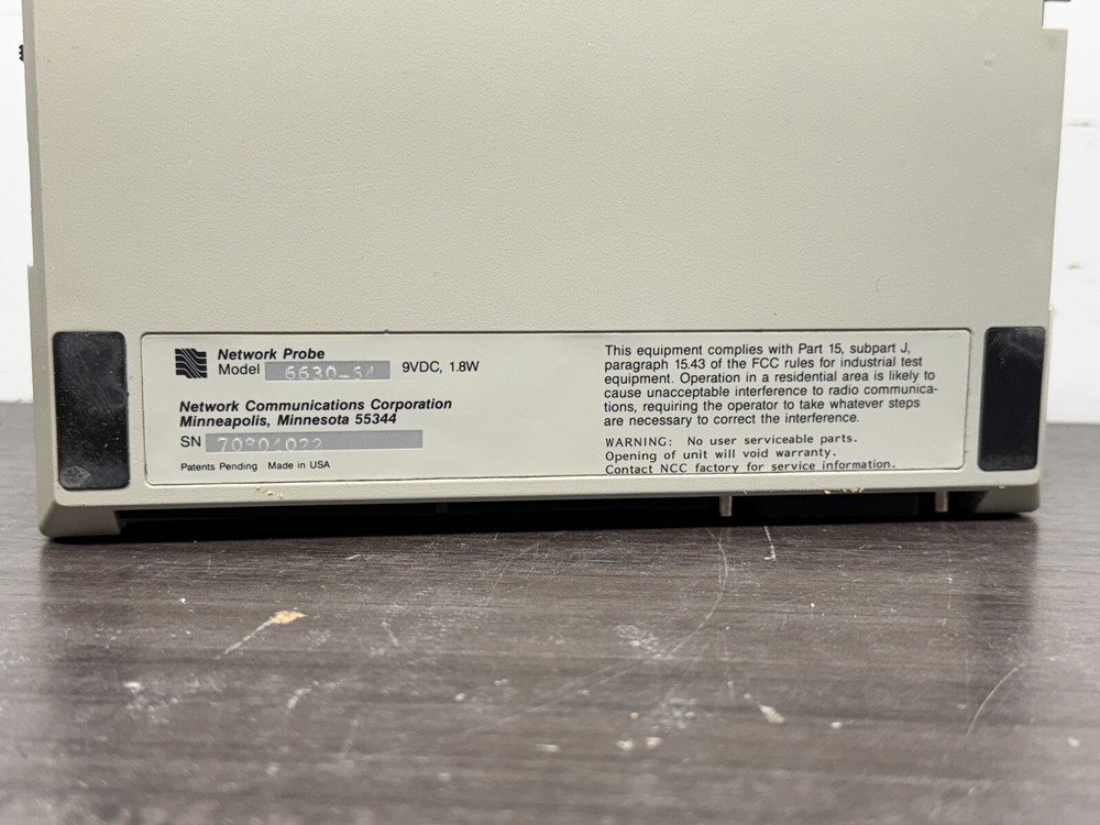 Network Communications Corp. Model 6630 Network Probe - O80