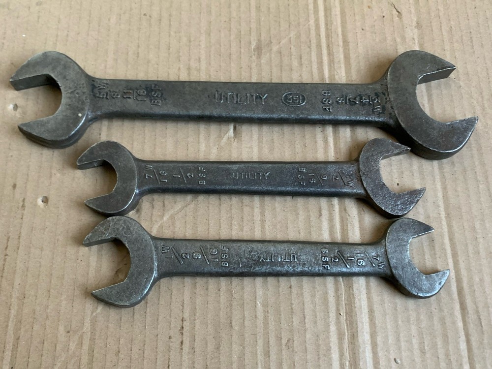 vintage utility spanner wrenches