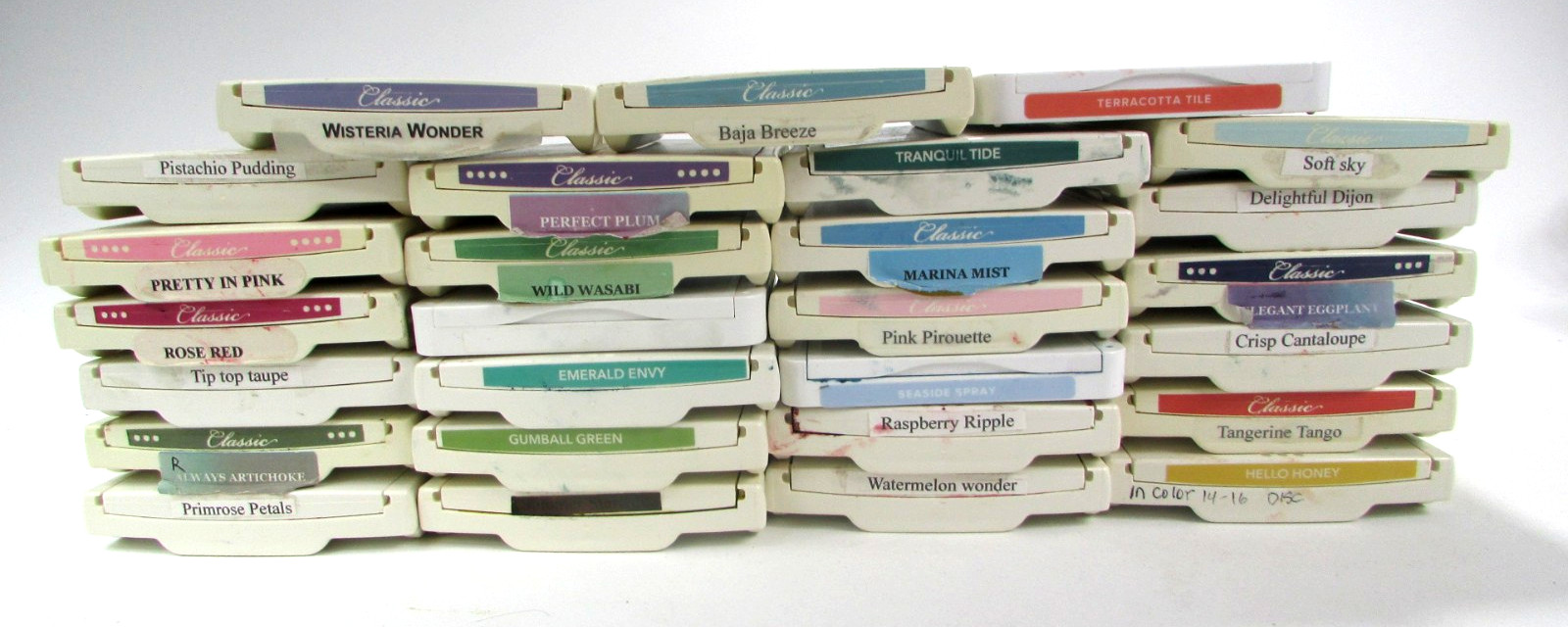 *READ* Stampin’ Up! Ink Pads Lot Of 27 - Some Retired - 6 Marked NO INK