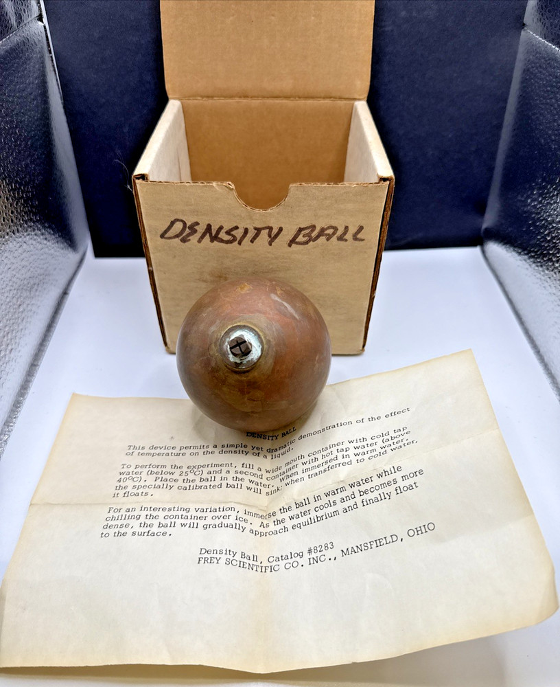 Frey Scientific Density Copper Ball School Physics