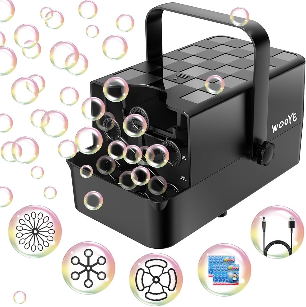 Upgraded Bubble Machine, Make Big/Medium/Small Bubbles, 2000+ - over 10000+ P...