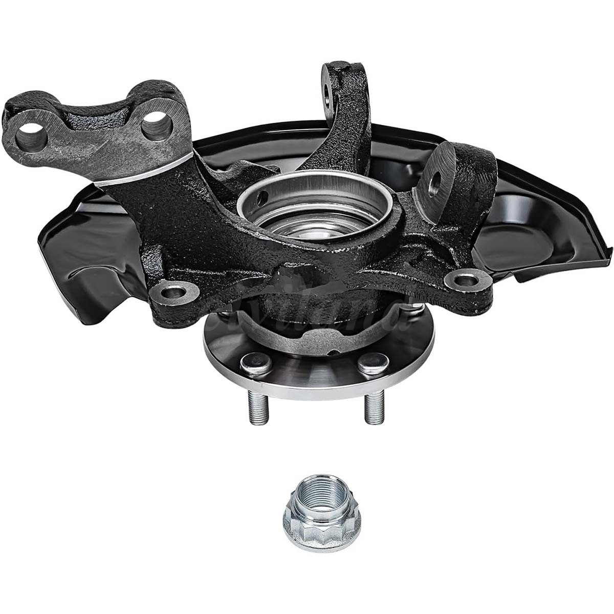 2x Front Wheel Hub Bearing Steering Knuckle Assembly for Toyota Sienna 2004-2010