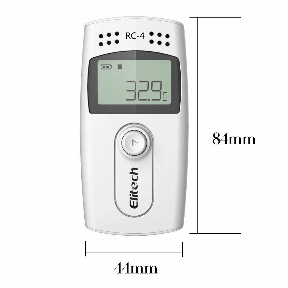 Elitech RC-4 Temperature Data Logger USB Recorder w/ External Probe -40℉~185℉