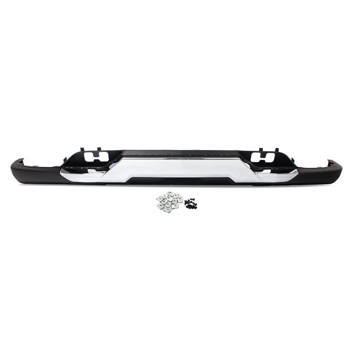 Front Upper Bumper Cover For 2016-2018 Chevy Silverado 1500 w/ Lower Valance