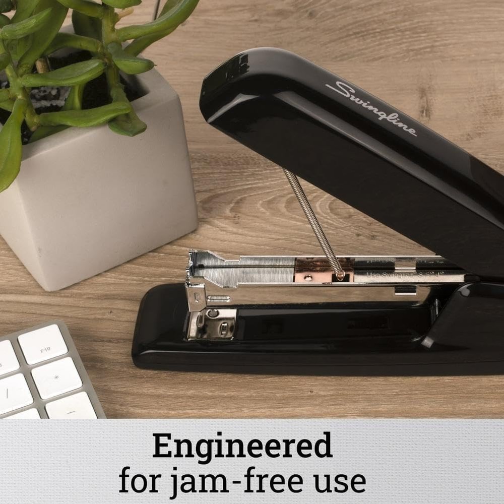 Black Desktop Stapler, 30 Sheet Capacity