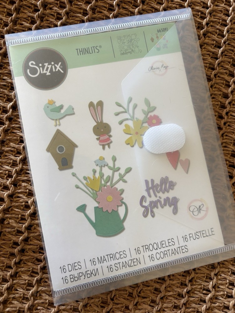 Sizzix Thinlits Die Set 16PK - Hello Spring