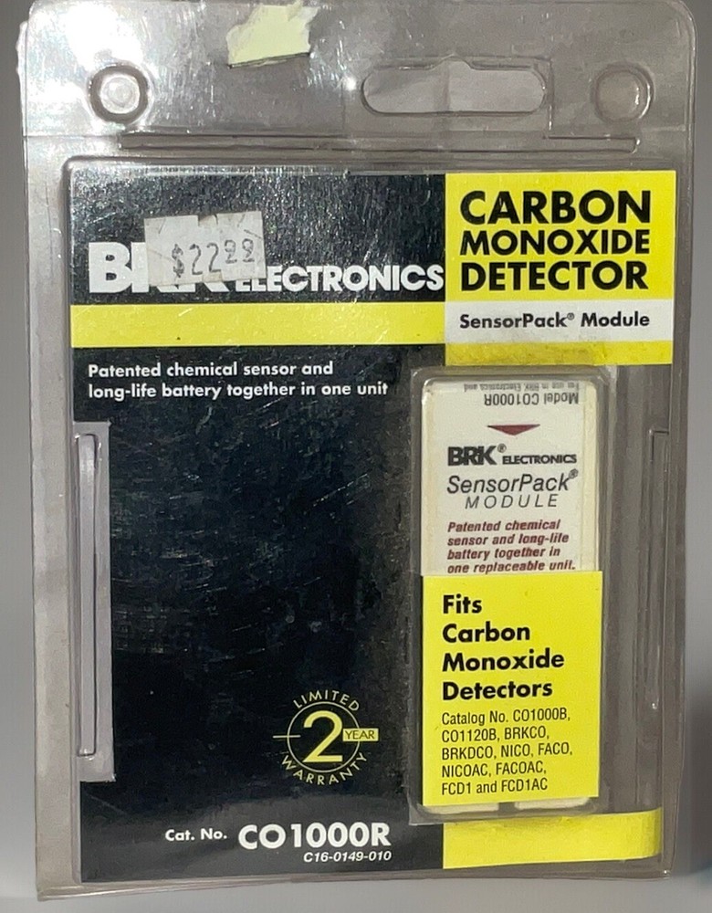 BRK CO1000R Carbon Monoxide CO2 Detector Sensor Pack Module
