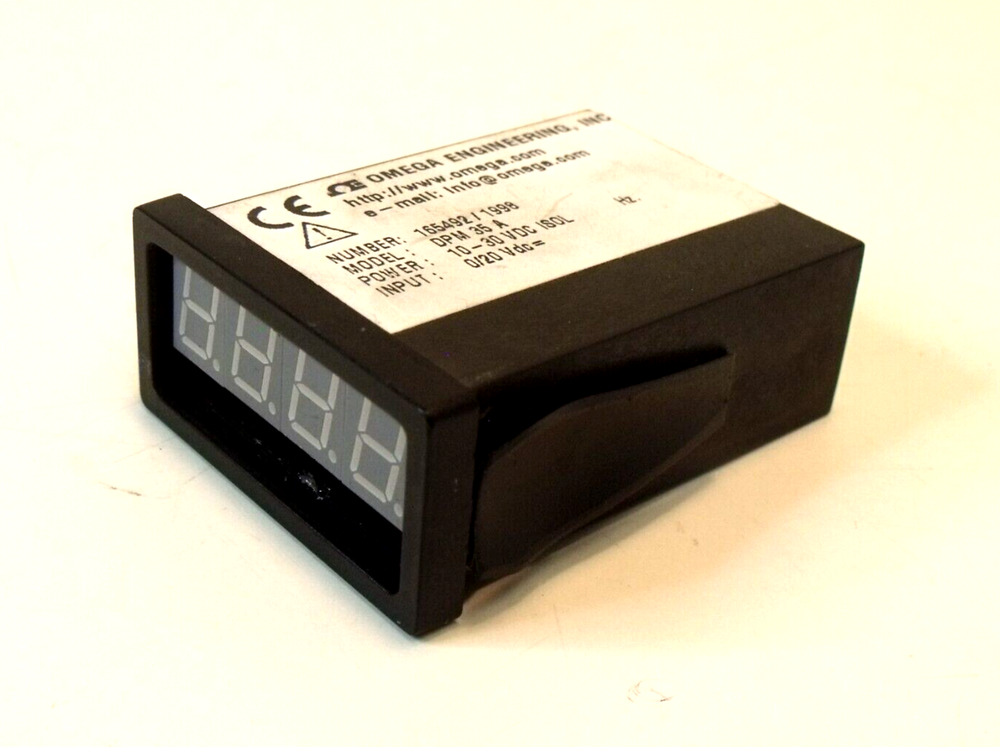 New Omega DPM 35 A Miniature Process Indicator: 3-1/2 Digit LED, Red