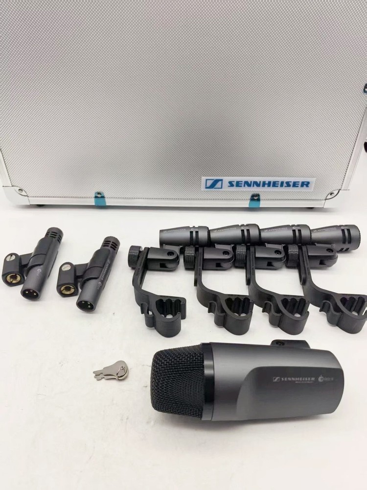 New Sennheiser Drum Kit 600 e600 Drum Mic Package with Case e602 e604 e614 US