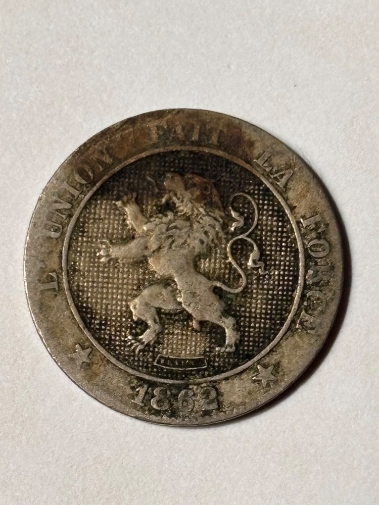1862 Belgium 5 Centimes