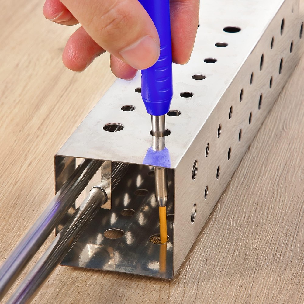 Solid Carpenter Pencil Set for Construction with 7 Refills Built-in Sharpener