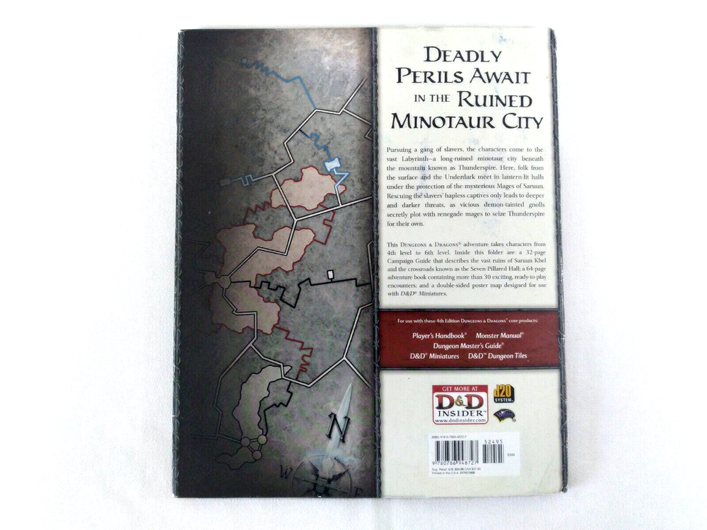 D&D Dungeons & Dragons THUNDERSPIRE LABYRINTH Adventure H2