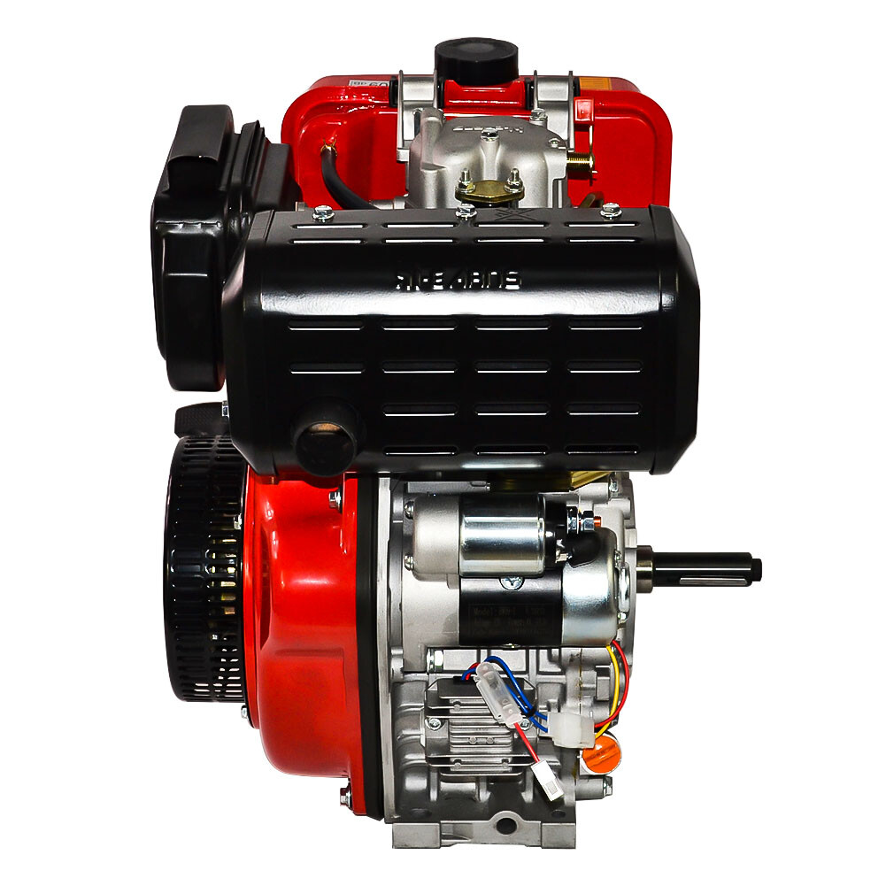 10HP Diesel Engine 4 Stroke Air-cool Recoil Electric Start Single Cylinder 411CC