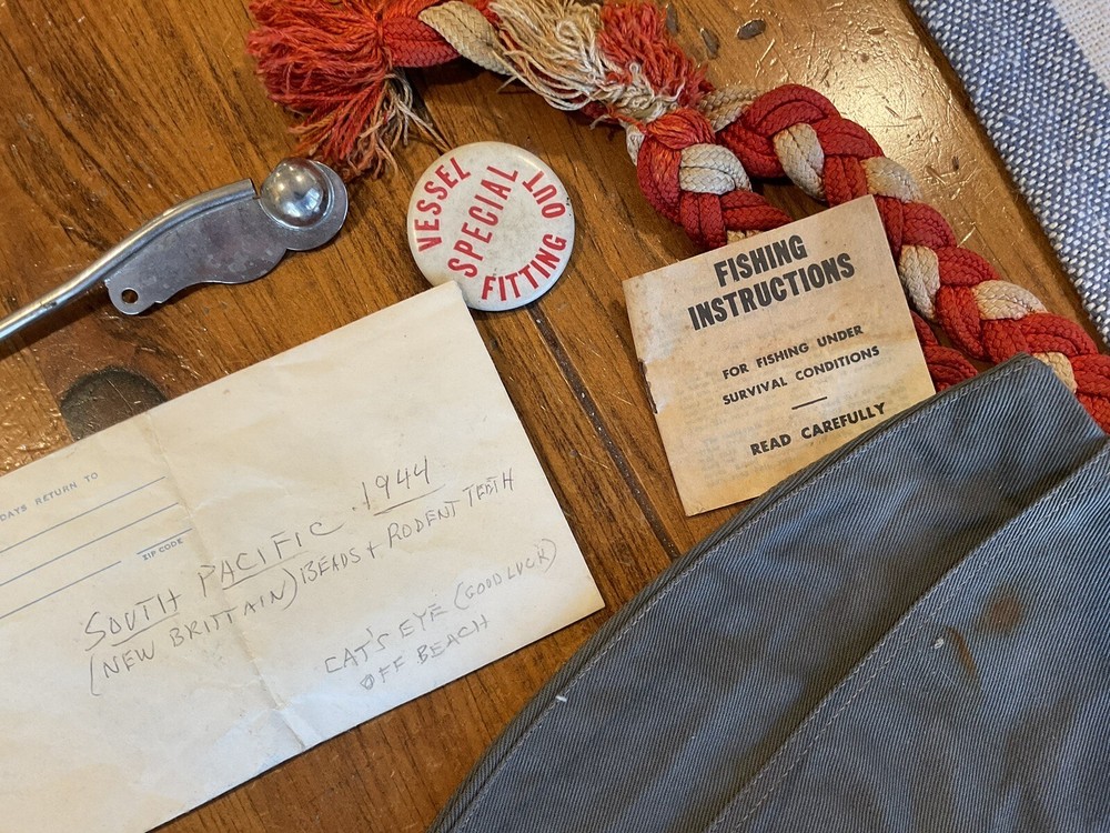 ORIGINAL WWII USN OFFICER LOT - PTO