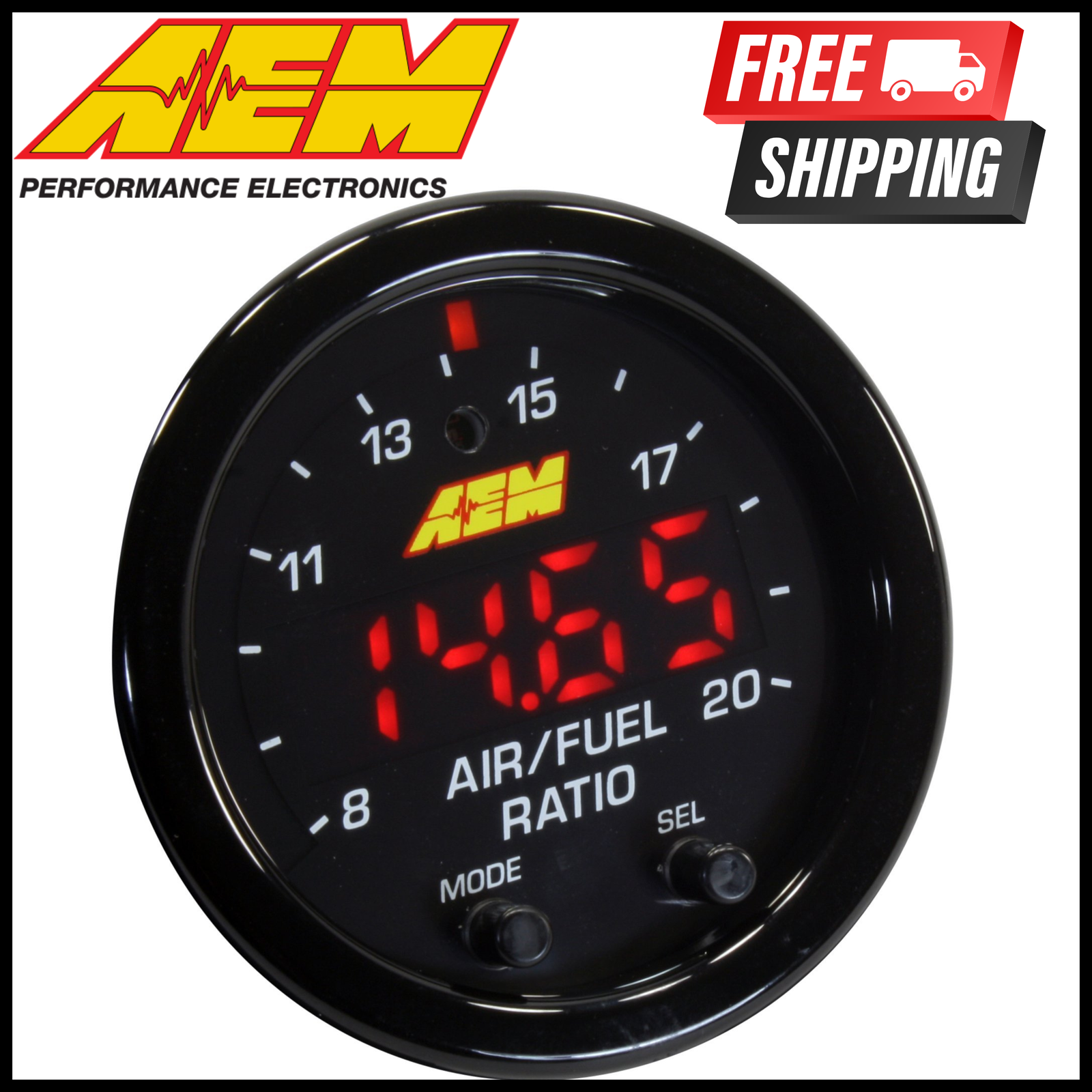 AEM X-Series Wideband UEGO AFR Gauge Kit