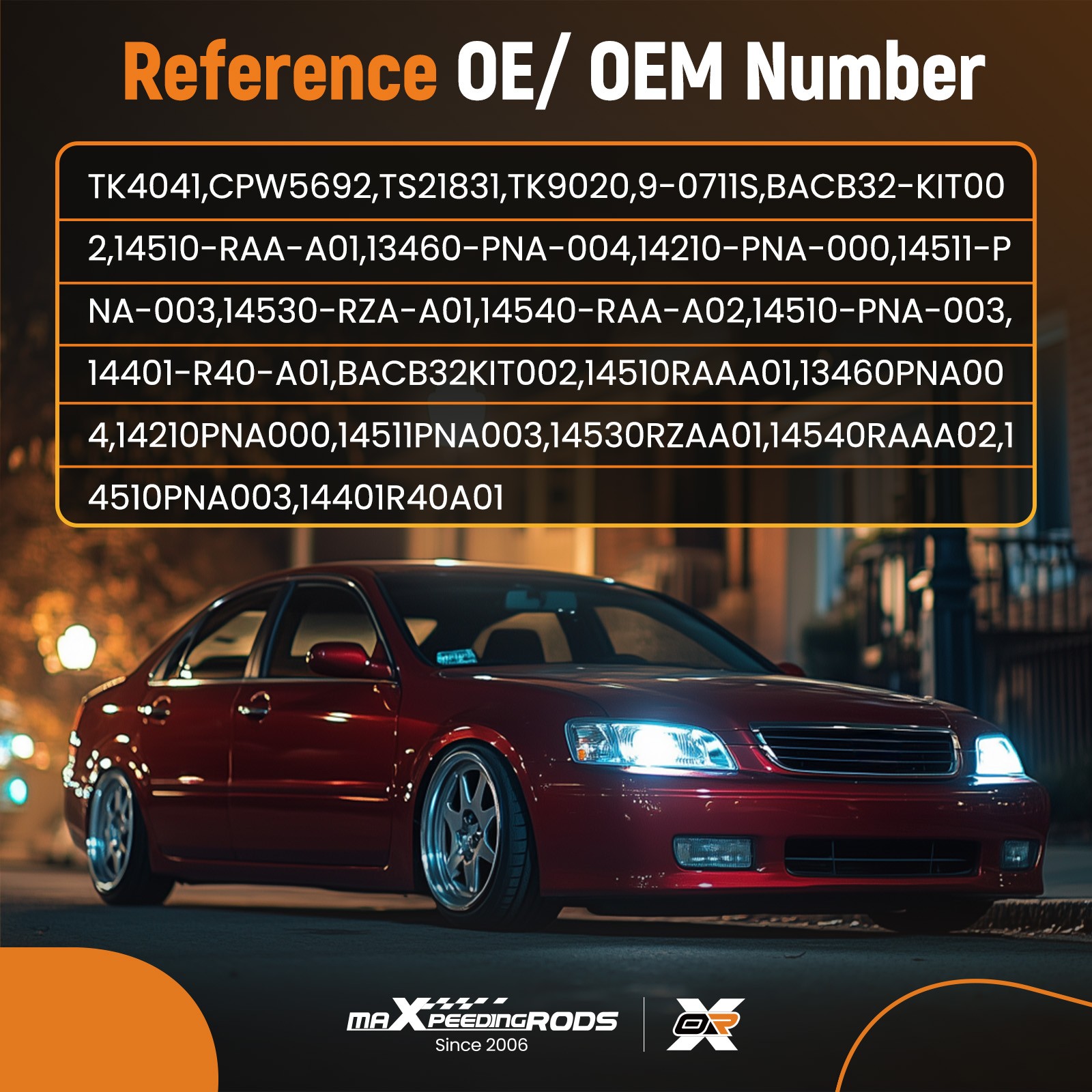 Timing Chain Kit w/ Crank Sprocket For Honda Accord 2.4L Element CR-V 2.4L