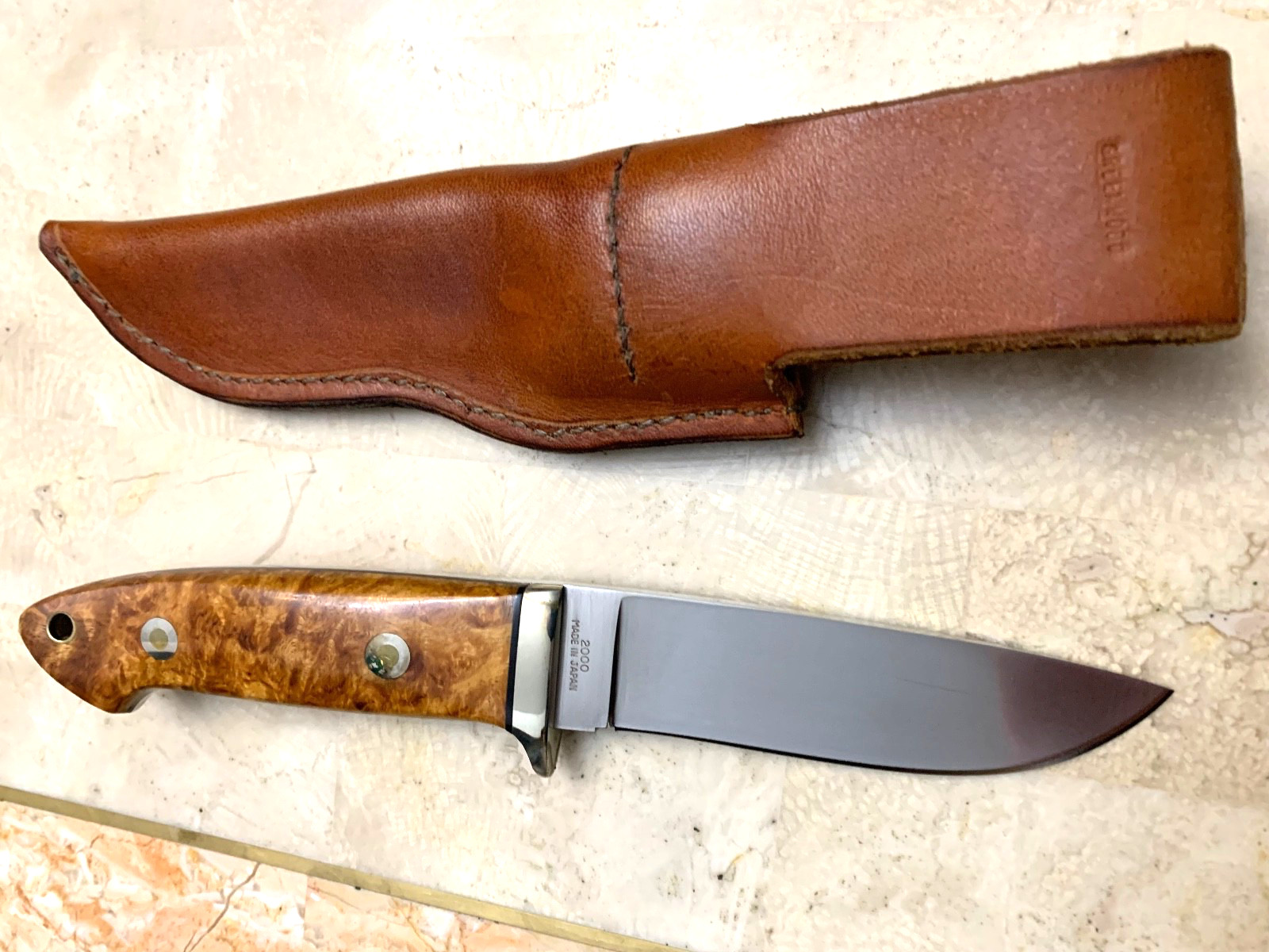 *A.G.Russell*RW Loveless Design *Beretta* USA Knife Model Quince Seki Japan