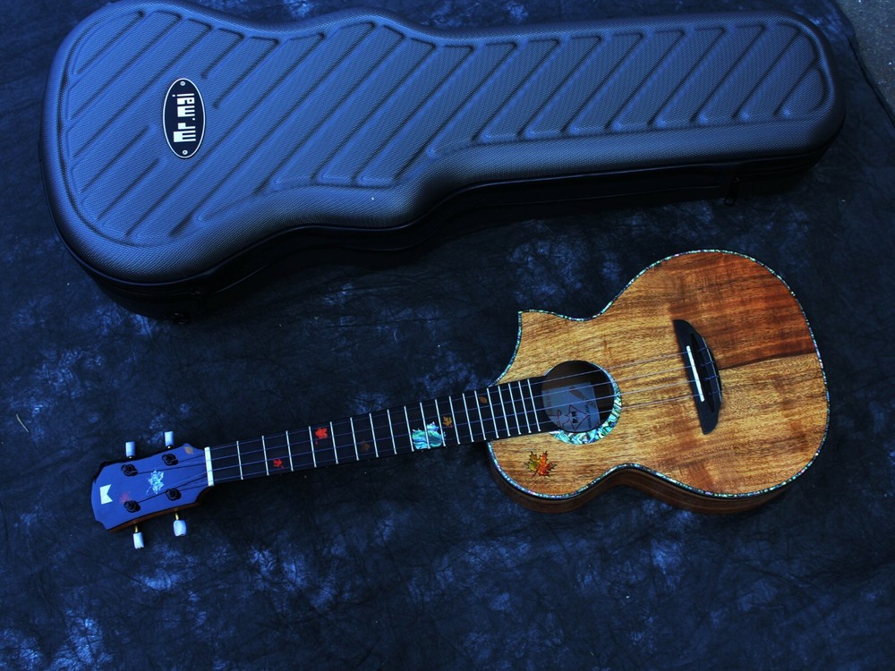 Mr. Mai Solid Koa Tenor Ukulele (Abalone Inlay)