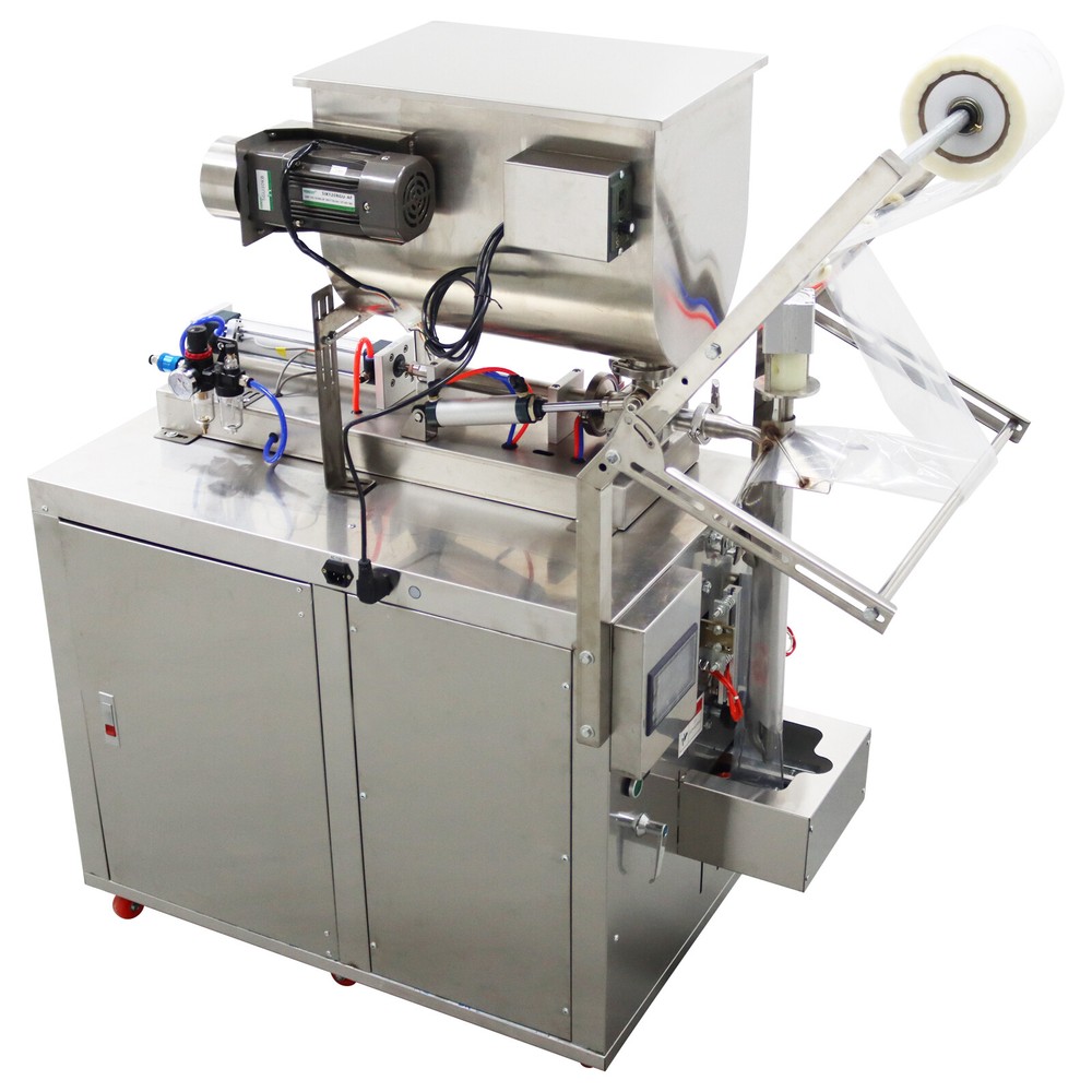 Auto Quantitative Paste Packaging Machine with Horizontal Mixing Hopper 10-100ml